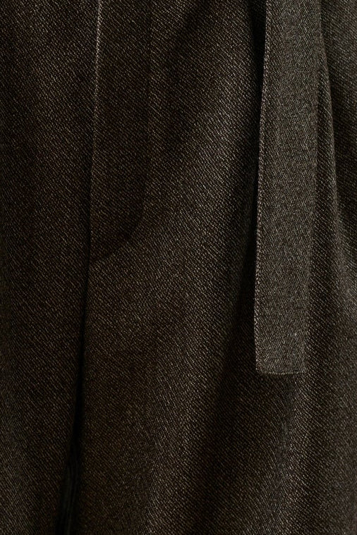 COLE klostuotos vilnonio ruoželio kelnės