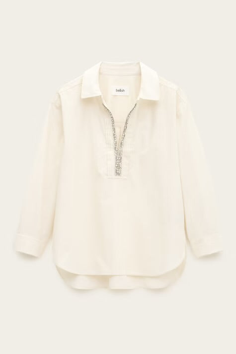 MISS MARŠKINIAI SU KRISTALAIS DEKORUOTA IŠKIRPTE