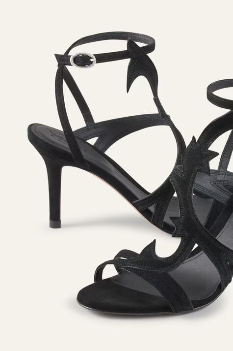 CATE zomšinės aukštakulnės basutės