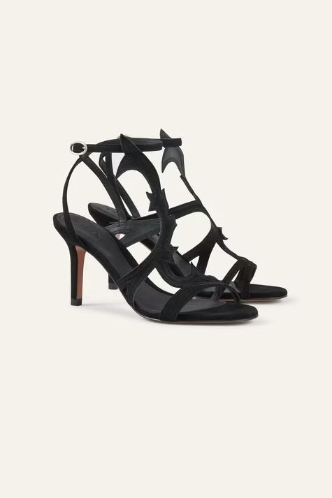 CATE zomšinės aukštakulnės basutės