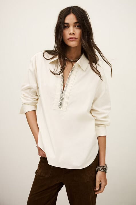 MISS MARŠKINIAI SU KRISTALAIS DEKORUOTA IŠKIRPTE