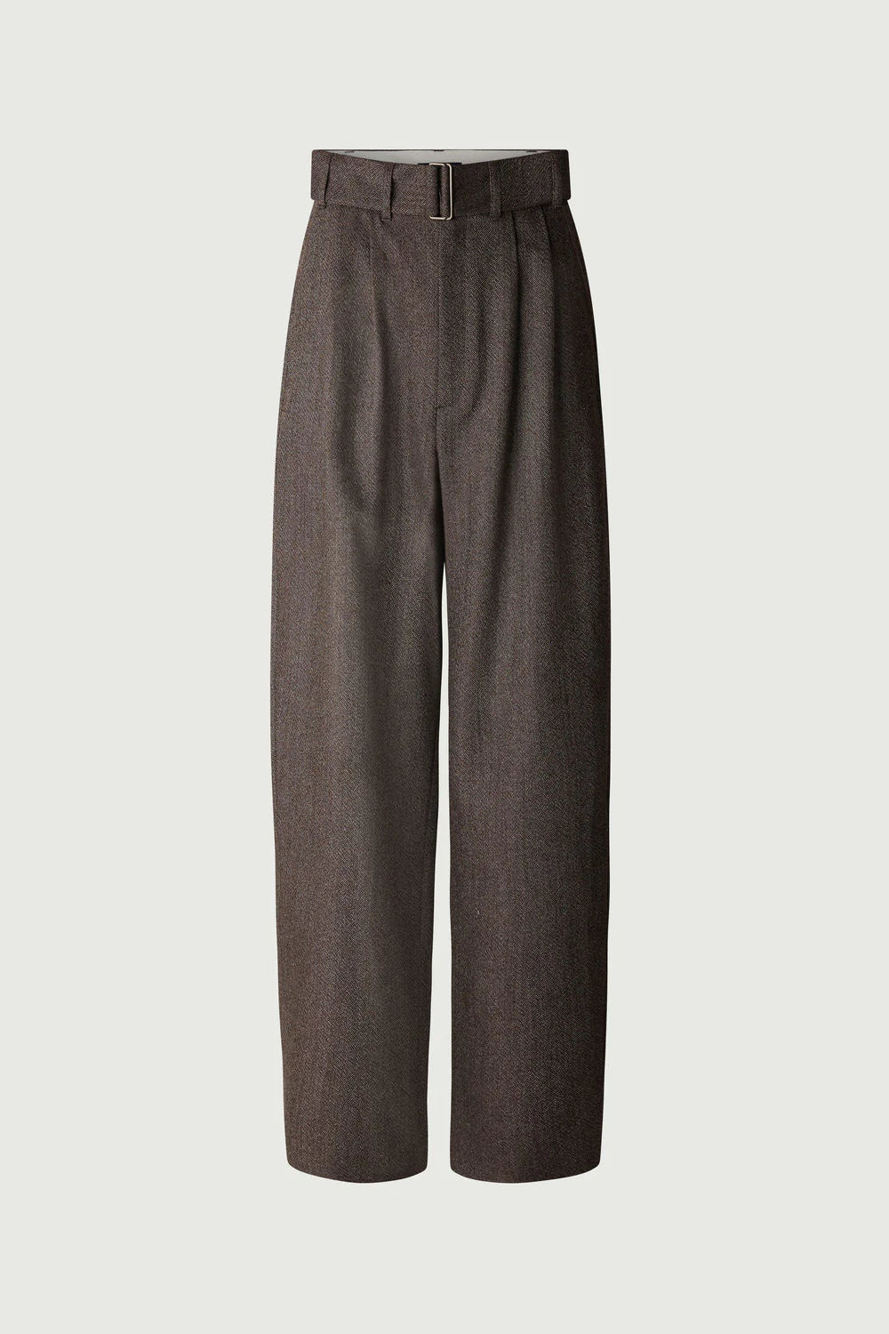 COLE klostuotos vilnonio ruoželio kelnės