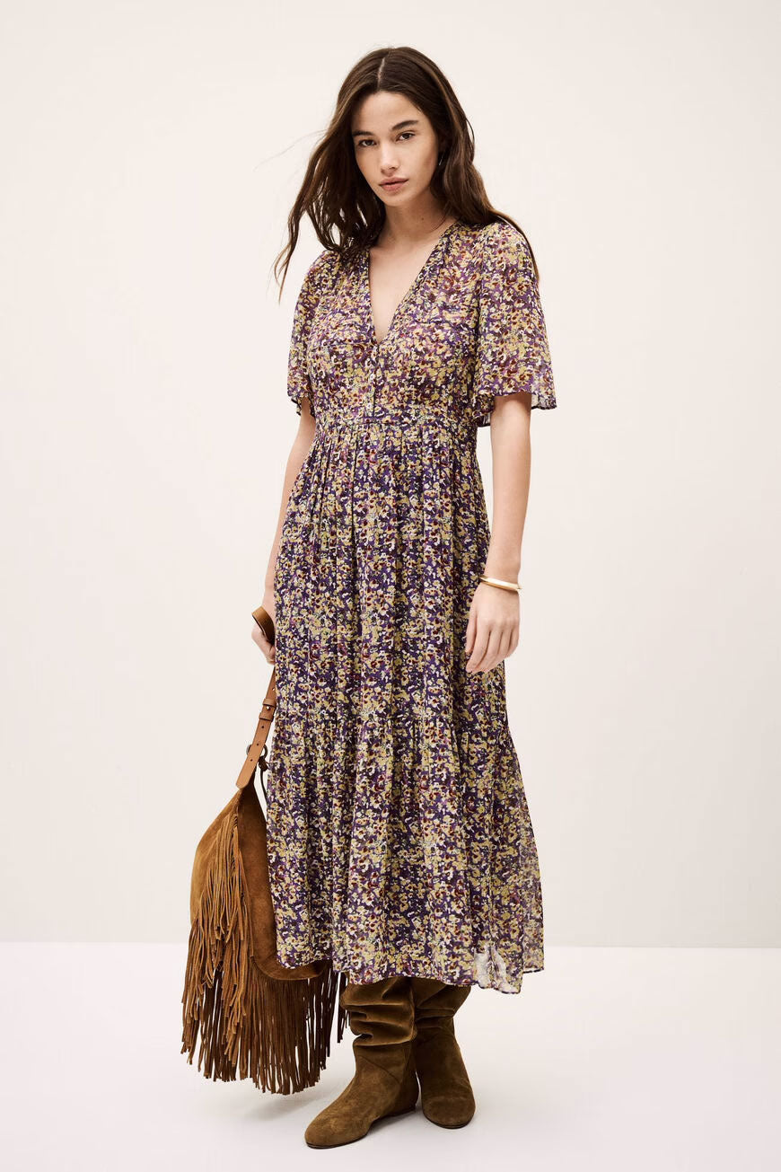 LARIOL suknelė trumpomis rankovėmis