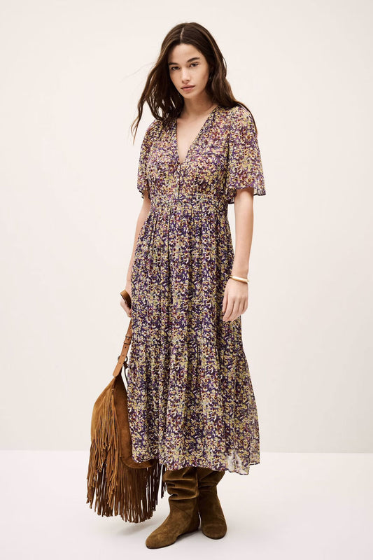 LARIOL suknelė trumpomis rankovėmis