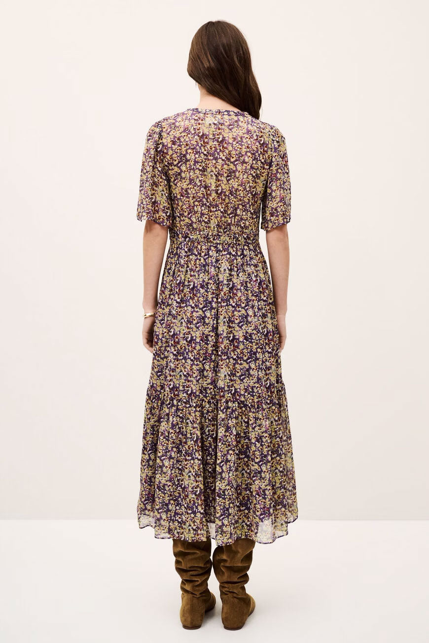 LARIOL suknelė trumpomis rankovėmis