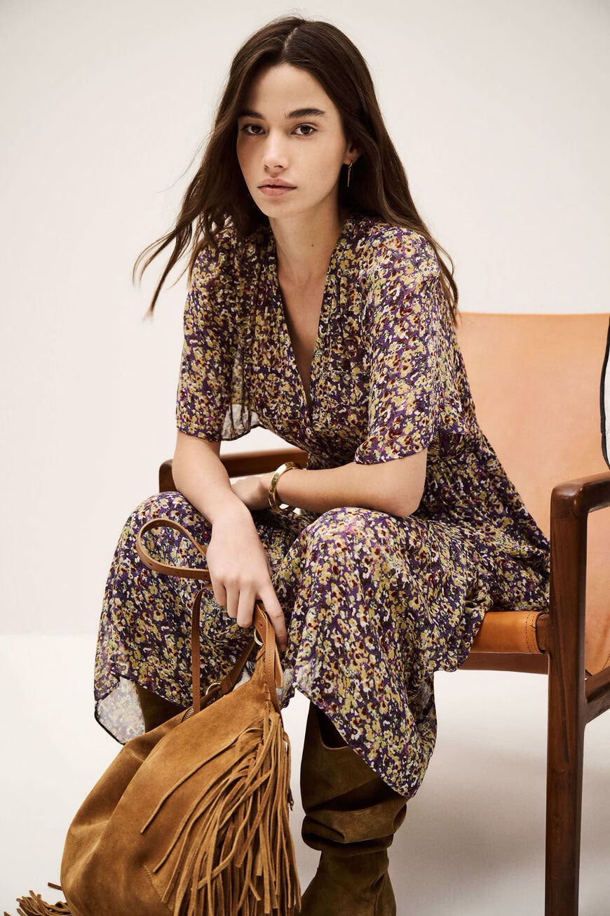 LARIOL suknelė trumpomis rankovėmis